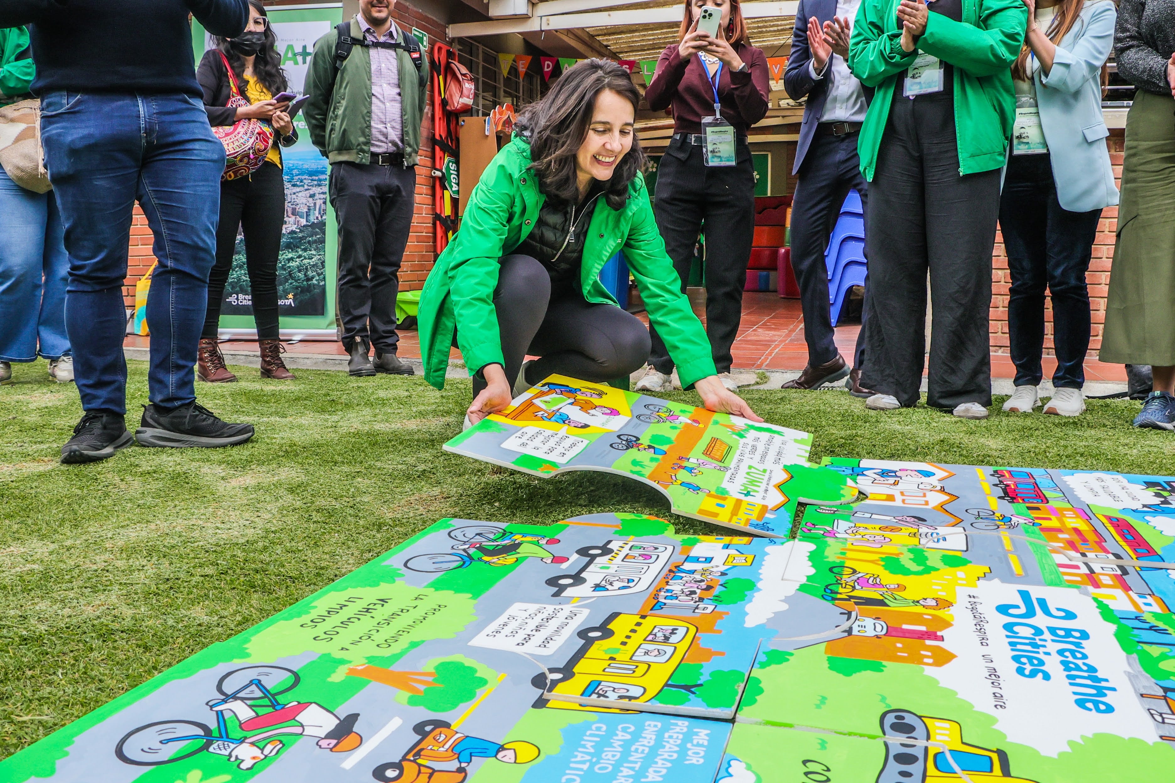 Secretaria Distrital de Ambiente, Adriana Soto, en la ZUMA Bosa-Apogeo.