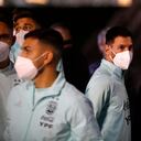 El avión con la delegación parte a las 3:00 p.m. y el lunes se entrenará por la tarde, después de una conferencia virtual del DT Lionel Scaloni a las 11:00 de la mañana, hora de Colombia.