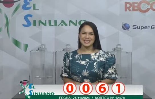 Sinuano Noche sorteo 21 de noviembre