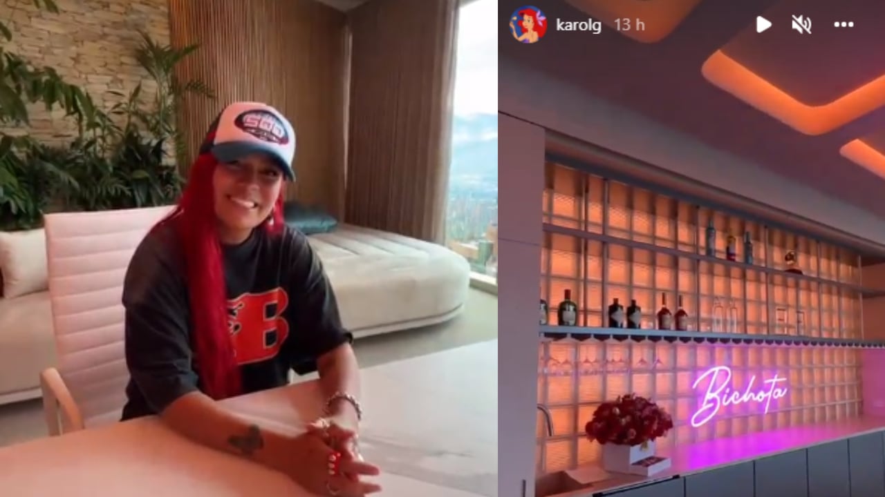 Karol G hizo un recorrido por las instalaciones de sus oficinas en Medellín.
