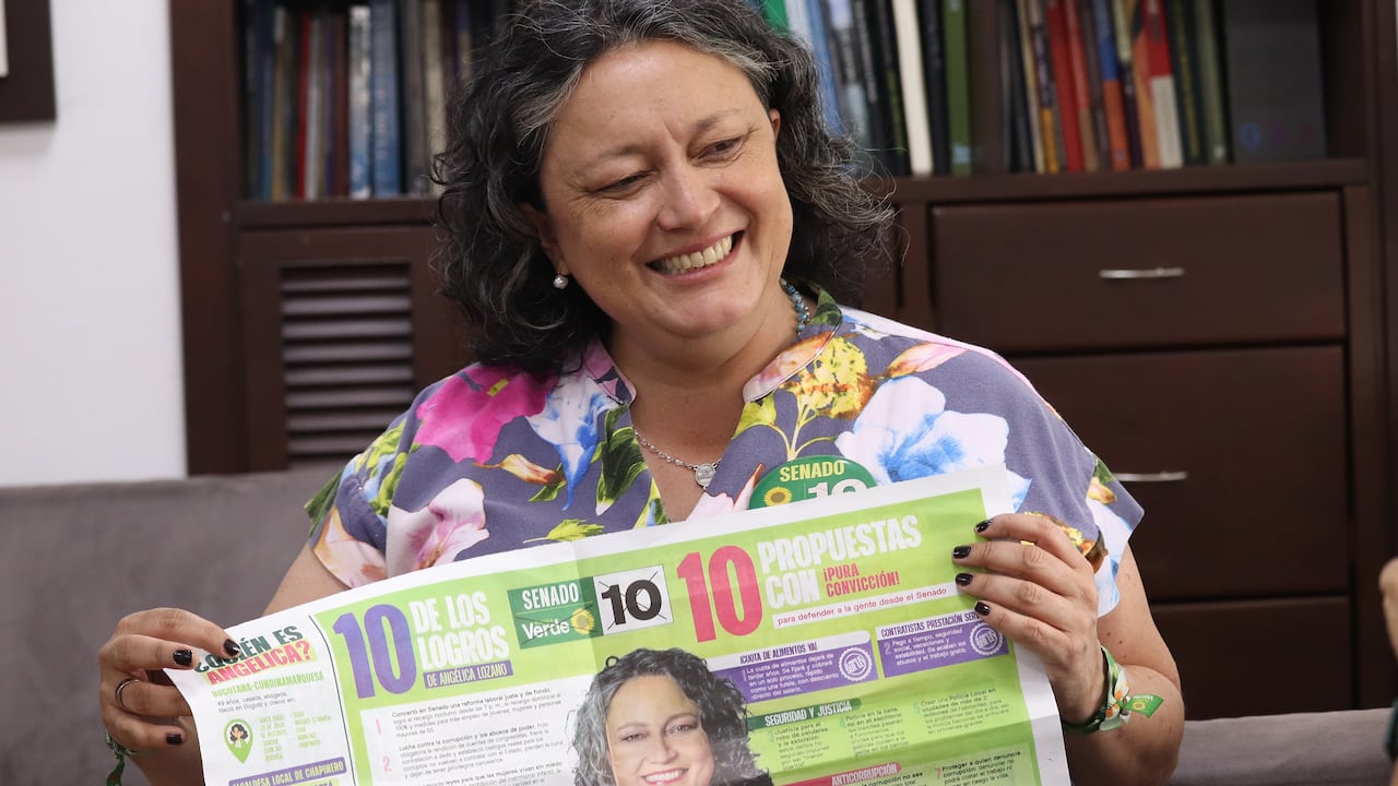 Angélica Lozano, pareja de Claudia López, y su mensaje tras ‘quemarse ...