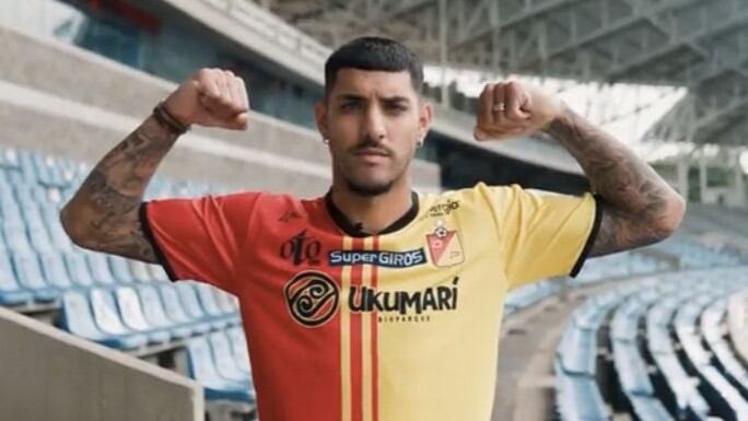 El atacante uruguayo es nuevo refuerzo del Deportivo Pereira