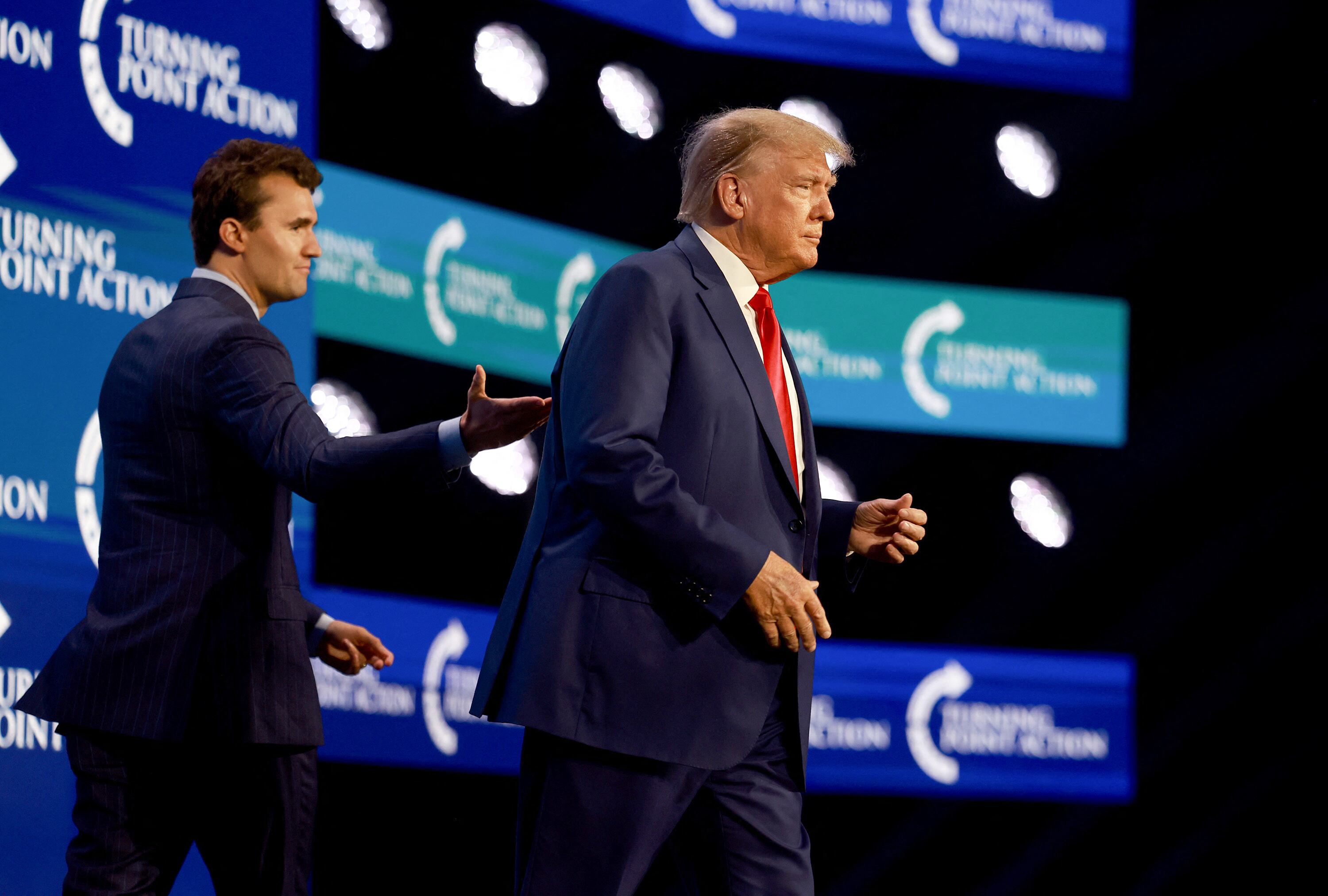 Trump lamenta la muerte de Charlie Kirk