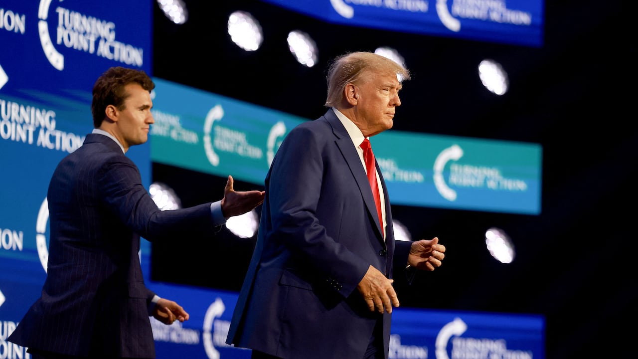 Trump lamenta la muerte de Charlie Kirk