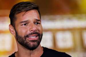 Ricky Martin, cantante puertoriqueño.