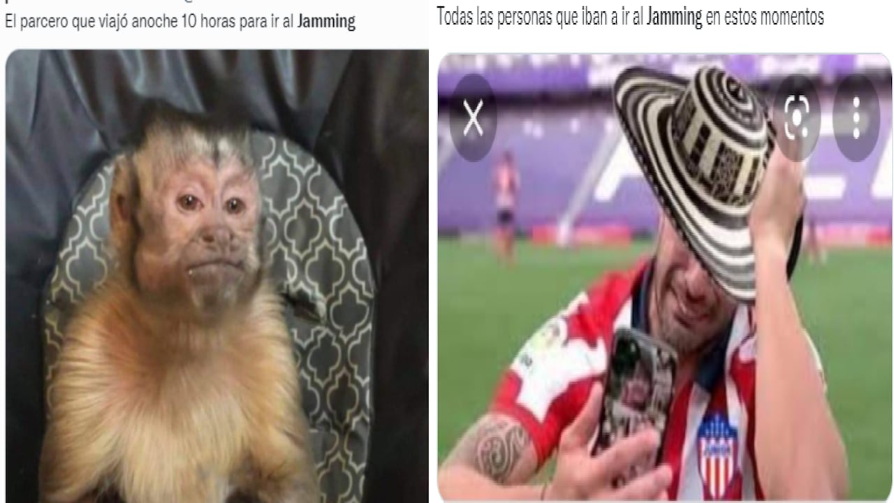 Memes del Jamming Festival en Twitter-Fotos tomadas de Twitter: Izq @sebascastillo Dere: @nacisingracia_