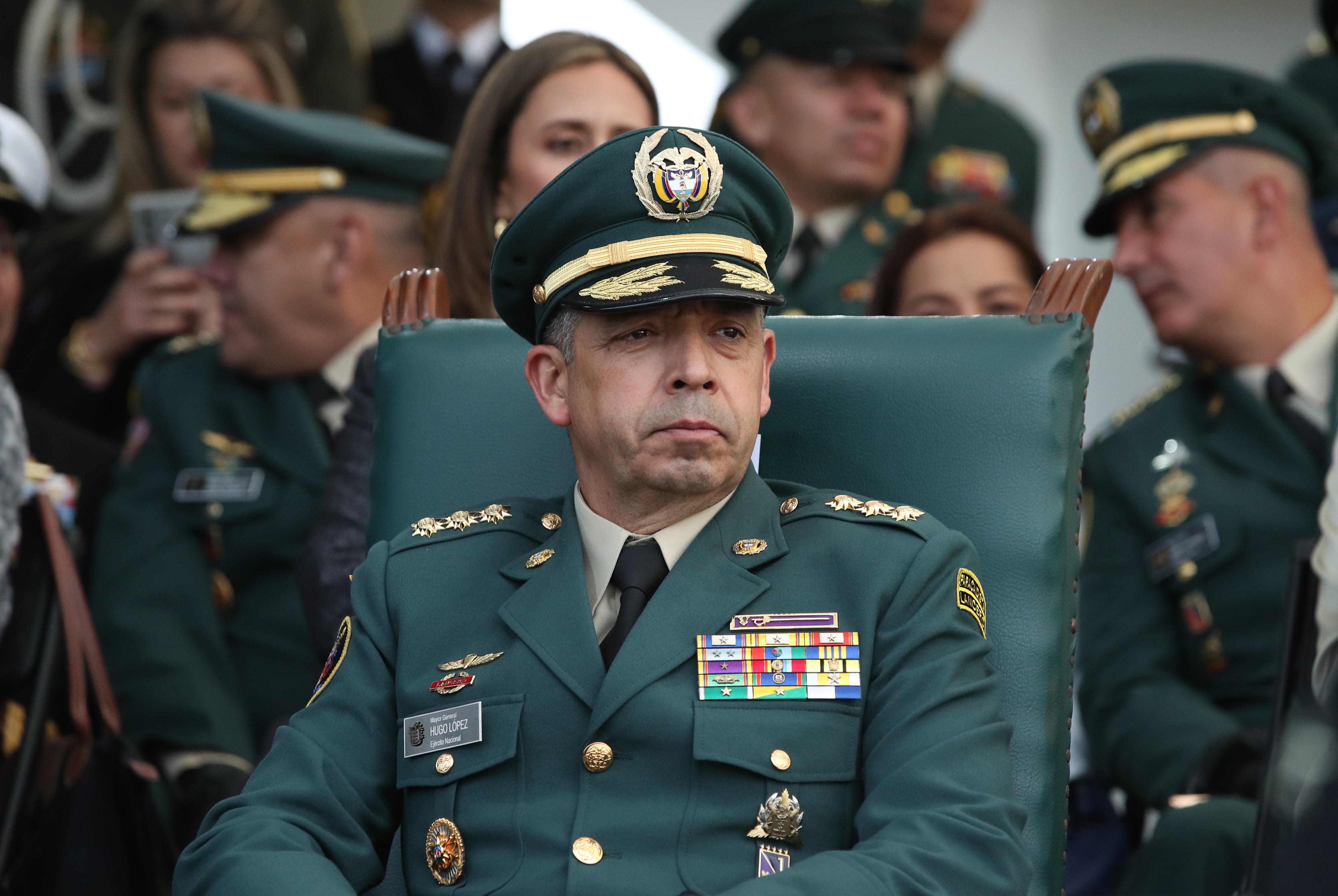 Ceremonia de transmisión de mando 
Mayor General Hugo Alejandro López Barreto
Jefe del Estado Mayor Conjunto de las Fuerzas Militares
Escuela Militar de Cadetes General José María Córdova
Bogota julio 9 del 2024
Foto Guillermo Torres Reina / Semana