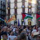 Protestas en Barcelona a favor de la causa Palestina