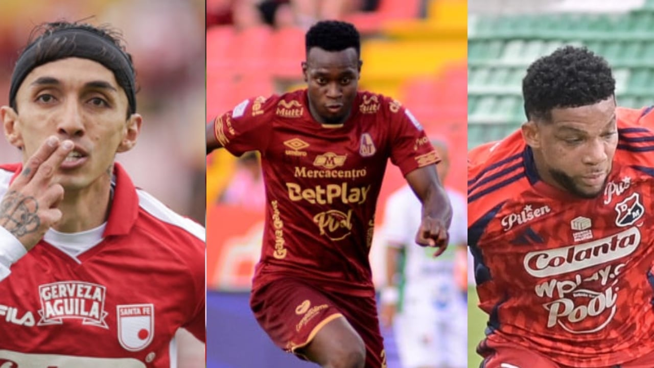 Omar Fernández, Ever Valencia y Frank Fabra.