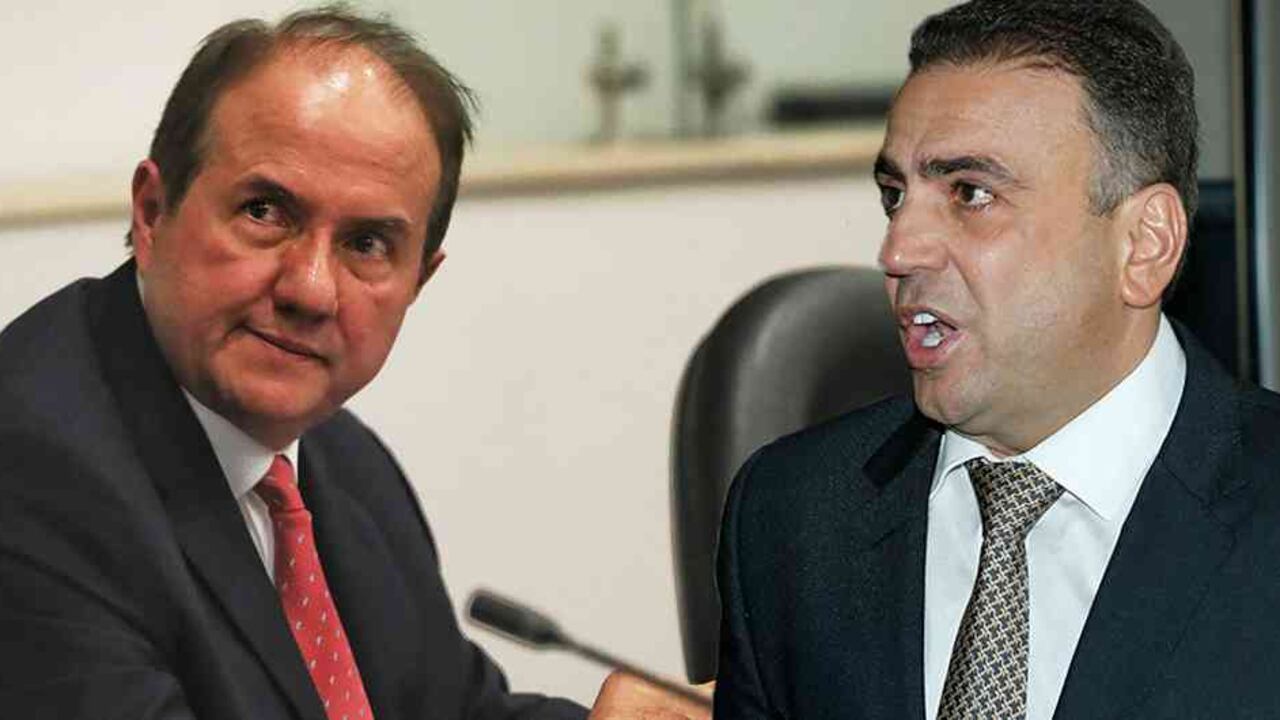 Leonidas Bustos y Musa Besaile en la Comisión de Acusaciones de la Cámara de Representantes