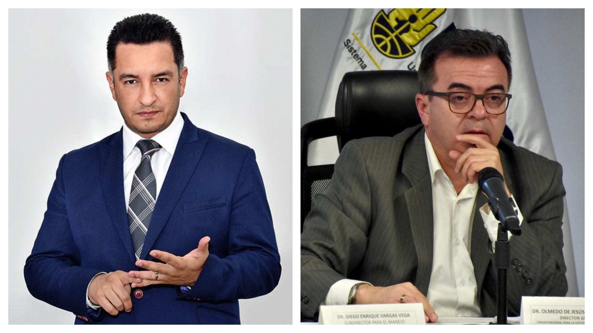 Andrés Idárraga y Olmedo López.