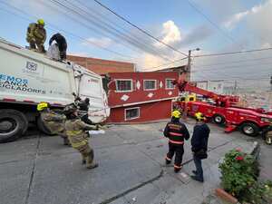 Los Bomberos atendieron el accidente.