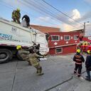 Los Bomberos atendieron el accidente.