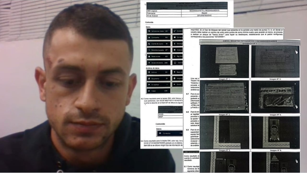 La Fiscalía hizo la extracción de información al celular del Jean Karlo Bermúdez, el motociclista capturado por el asesinado del auditor Hernán Franco, cerca al parque de la 93.