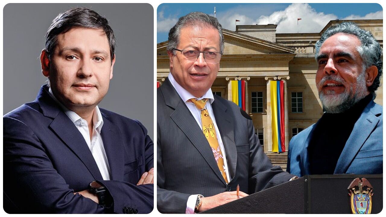 Mauricio Lizcano, Gustavo Petro y Armando Benedetti.