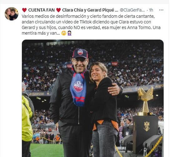 Anna Tormo era la mujer que aparecía al lado de Piqué