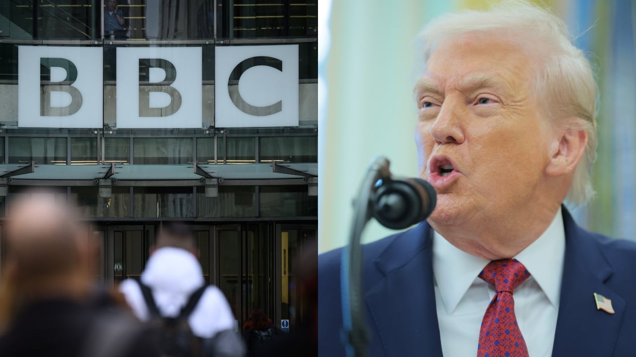 Trump anuncia denuncia a BBC por hasta 5.000 millones de dólares
