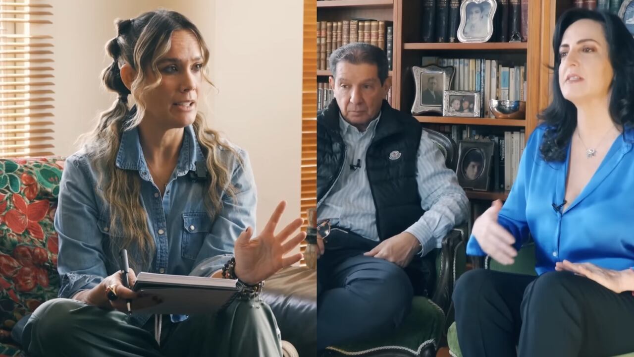 Entrevista de Eva Rey a María Fernanda Cabal y José Félix Lafaurie en el programa 'Desnúdate con Eva'.