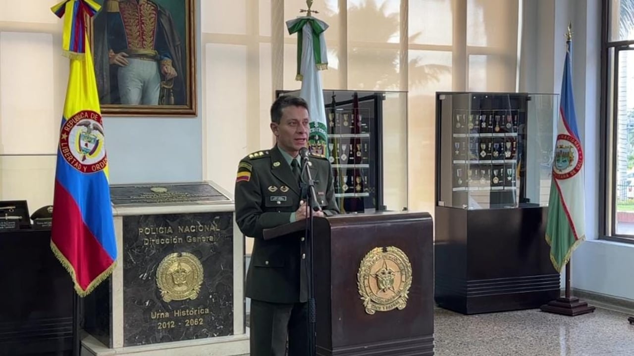 General Henry Sanabria, director de la Policía Nacional.