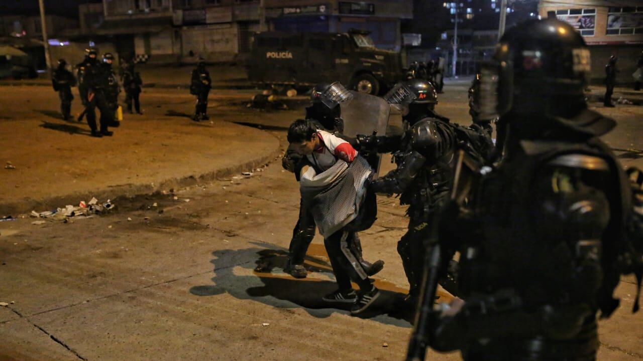 Paro nacional: informe de Alcaldía de Bogotá a la ONU da cuenta de 380 policías heridos y 361 civiles durante las últimas semanas