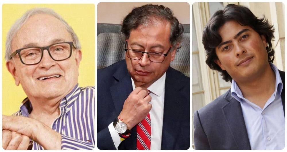 Gustavo Álvarez Gardeazabal, Gustavo Petro y Nicolás Petro.