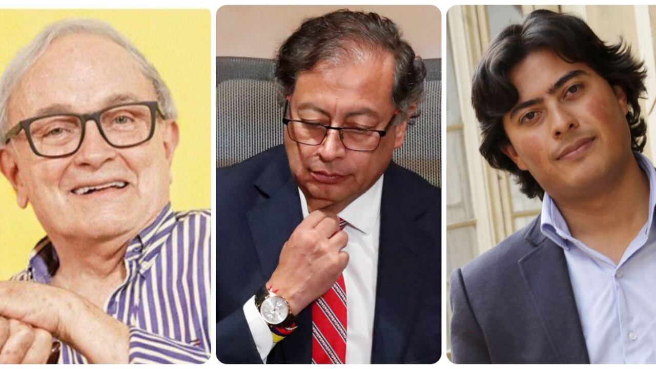 Gustavo Álvarez Gardeazabal, Gustavo Petro y Nicolás Petro.