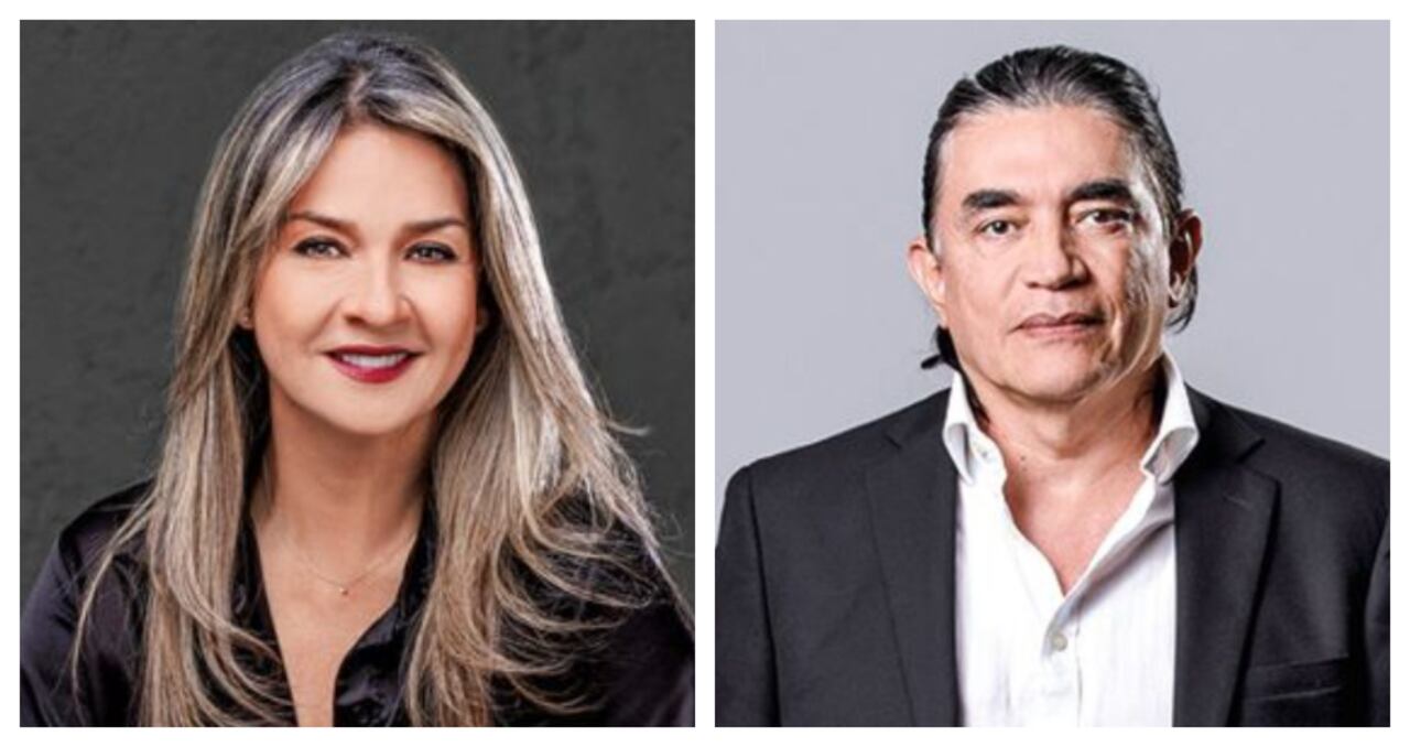 Vicky Dávila y Gustavo Bolívar