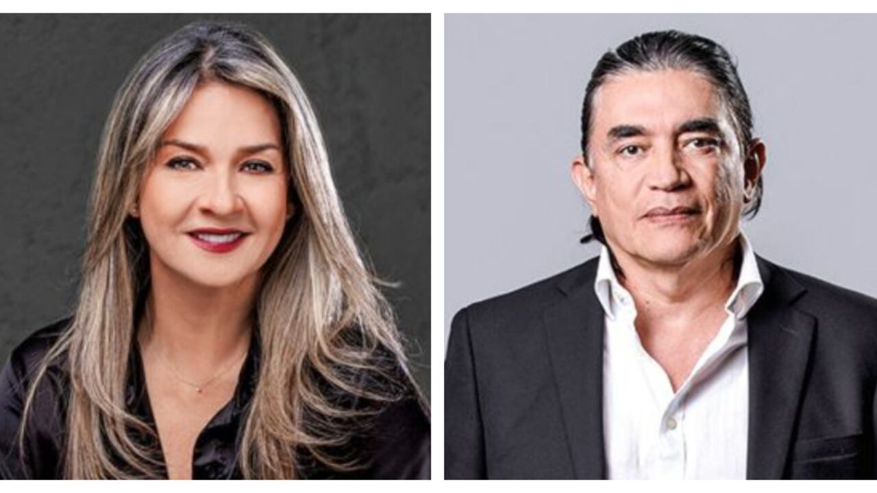 Vicky Dávila y Gustavo Bolívar