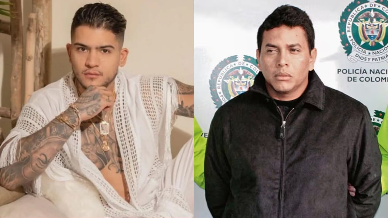 B kIng, cantante encontrado muerto en México, y alias Fritanga, excapo vinculado al Clan del Golfo.