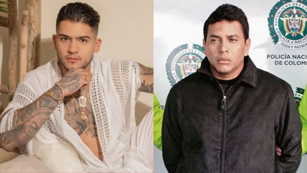 B kIng, cantante encontrado muerto en México, y alias Fritanga, excapo vinculado al Clan del Golfo.