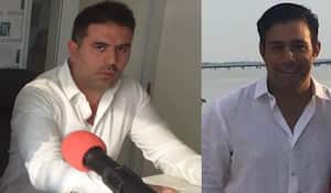 Allan Scalzo (izq), presunto autor intelectual del asesinato de Haled Saghair (der).