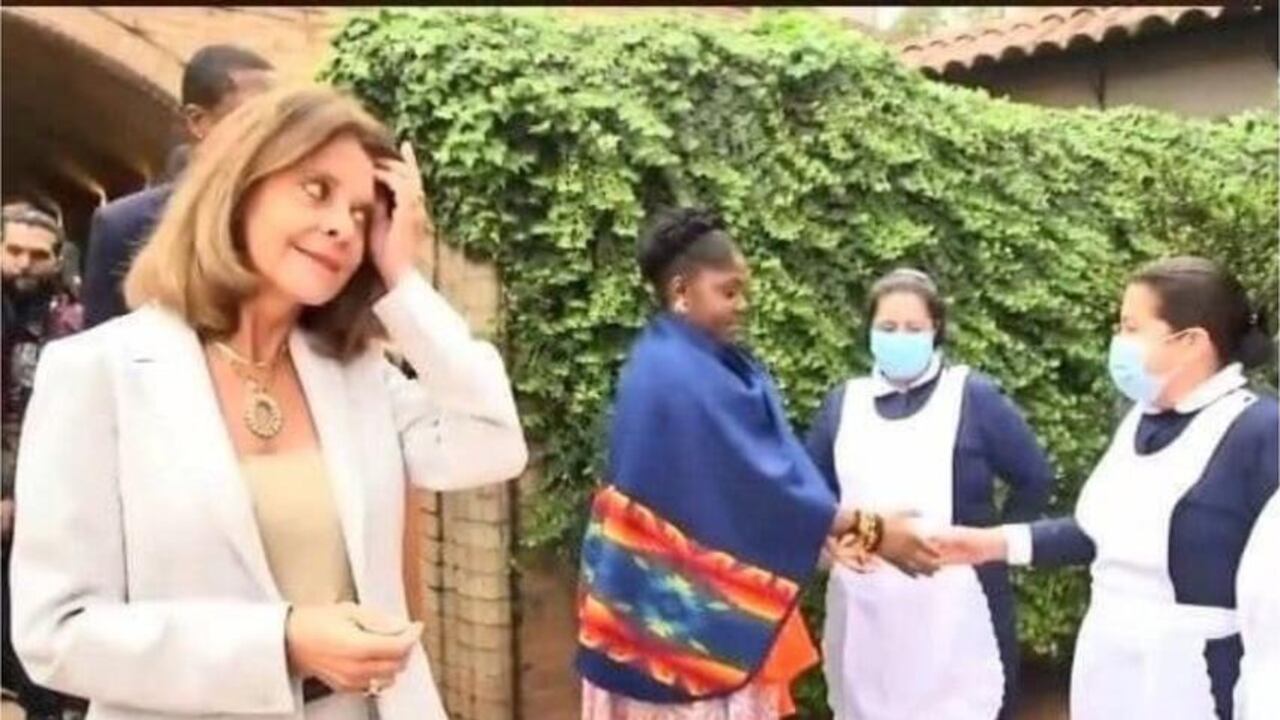 La vicepresidenta Marta Lucía Ramírez es cuestionada por su acciones en la reunión de empalme con Francia Márquez.