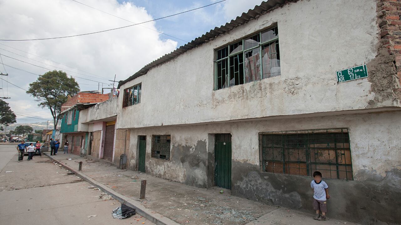 Esta es la casa en la cual se presentó el presunto maltrato y abuso am los menores.