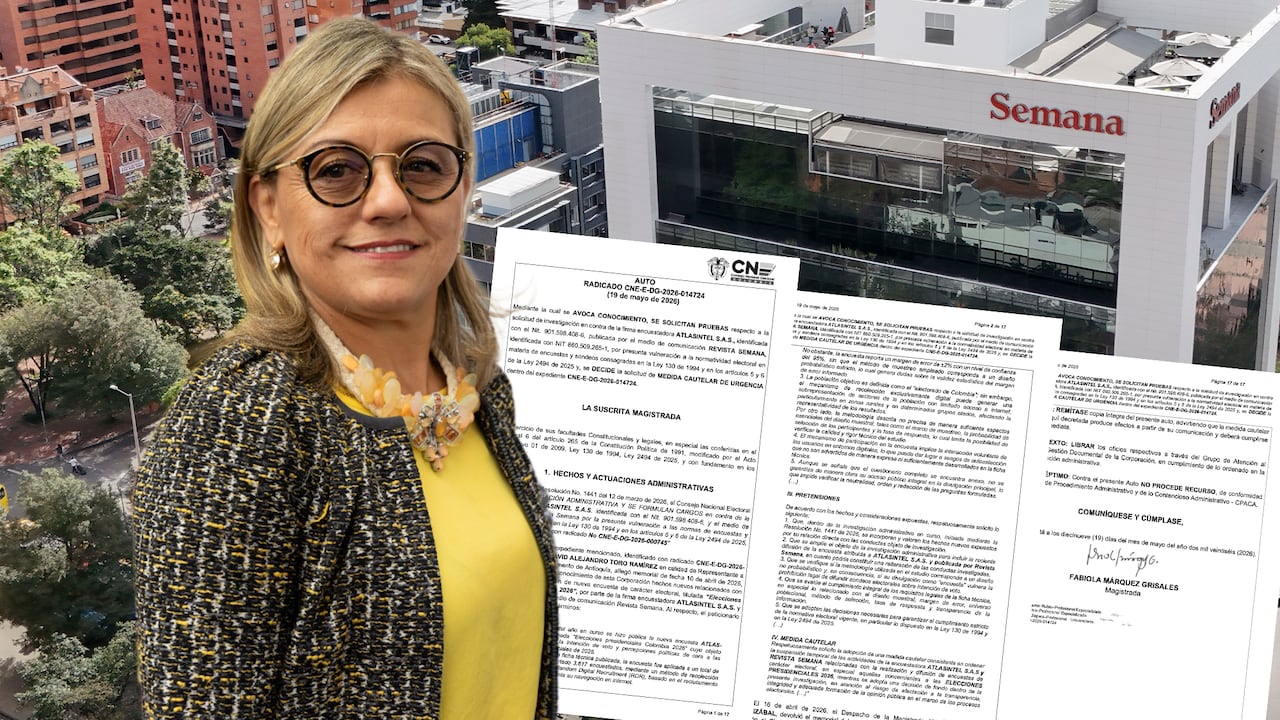 La magistrada Fabiola Márquez, del Consejo Nacional Electoral.