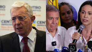 Álvaro Uribe y María Corina Machado.