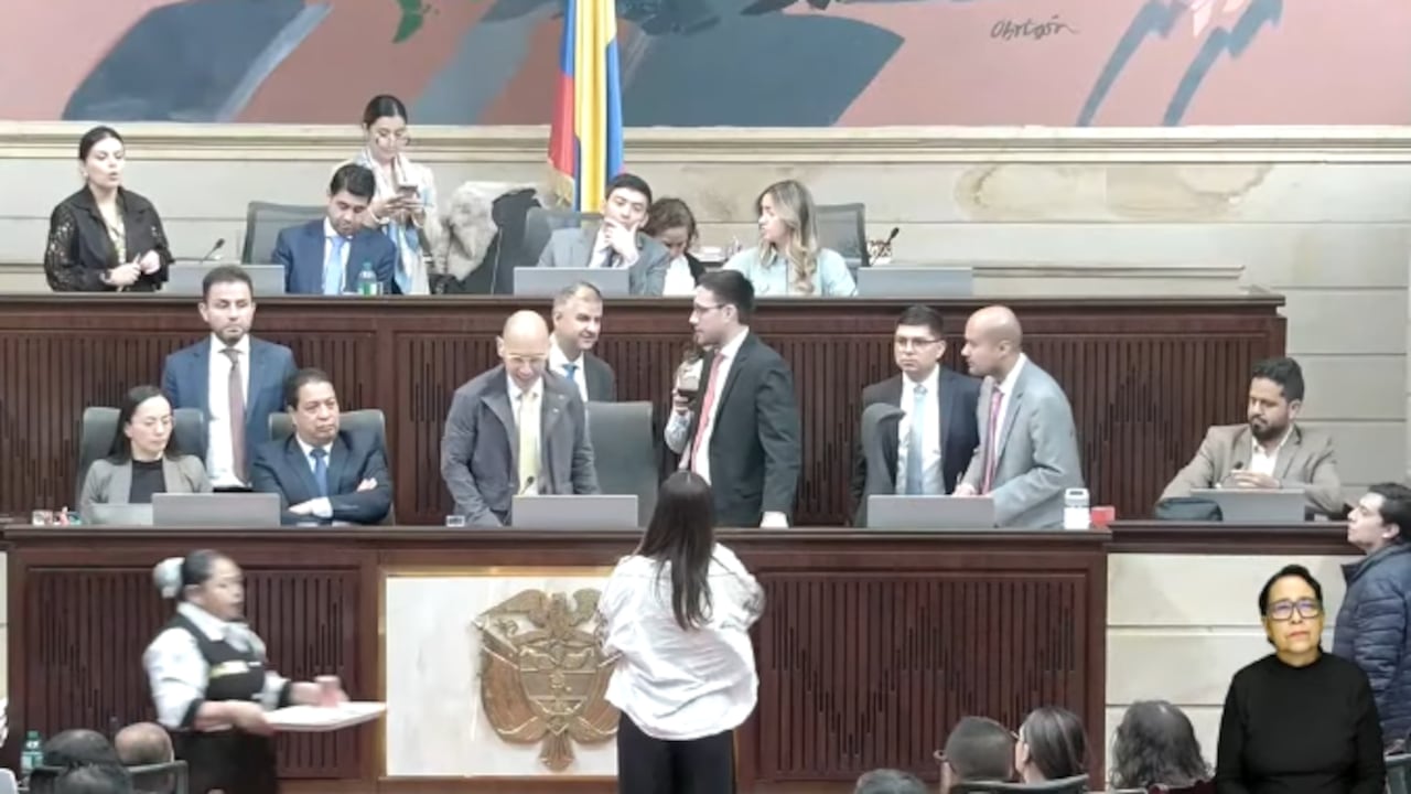 Cámara de Representantes en debate a la reforma pensional.
