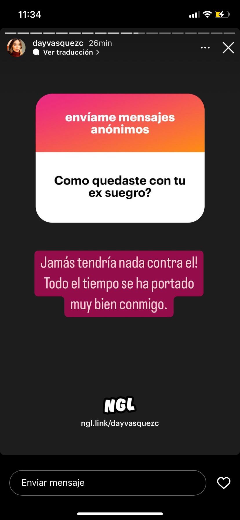 Day Vásquez respondió preguntas sobre Petro y su familia