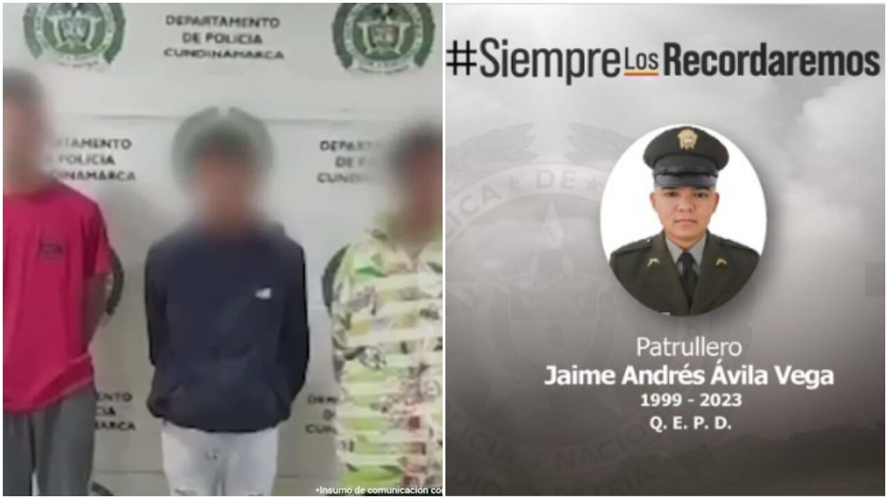 Cárcel para los tres señalados de asesinar al patrullero Jaime Andrés Ávila