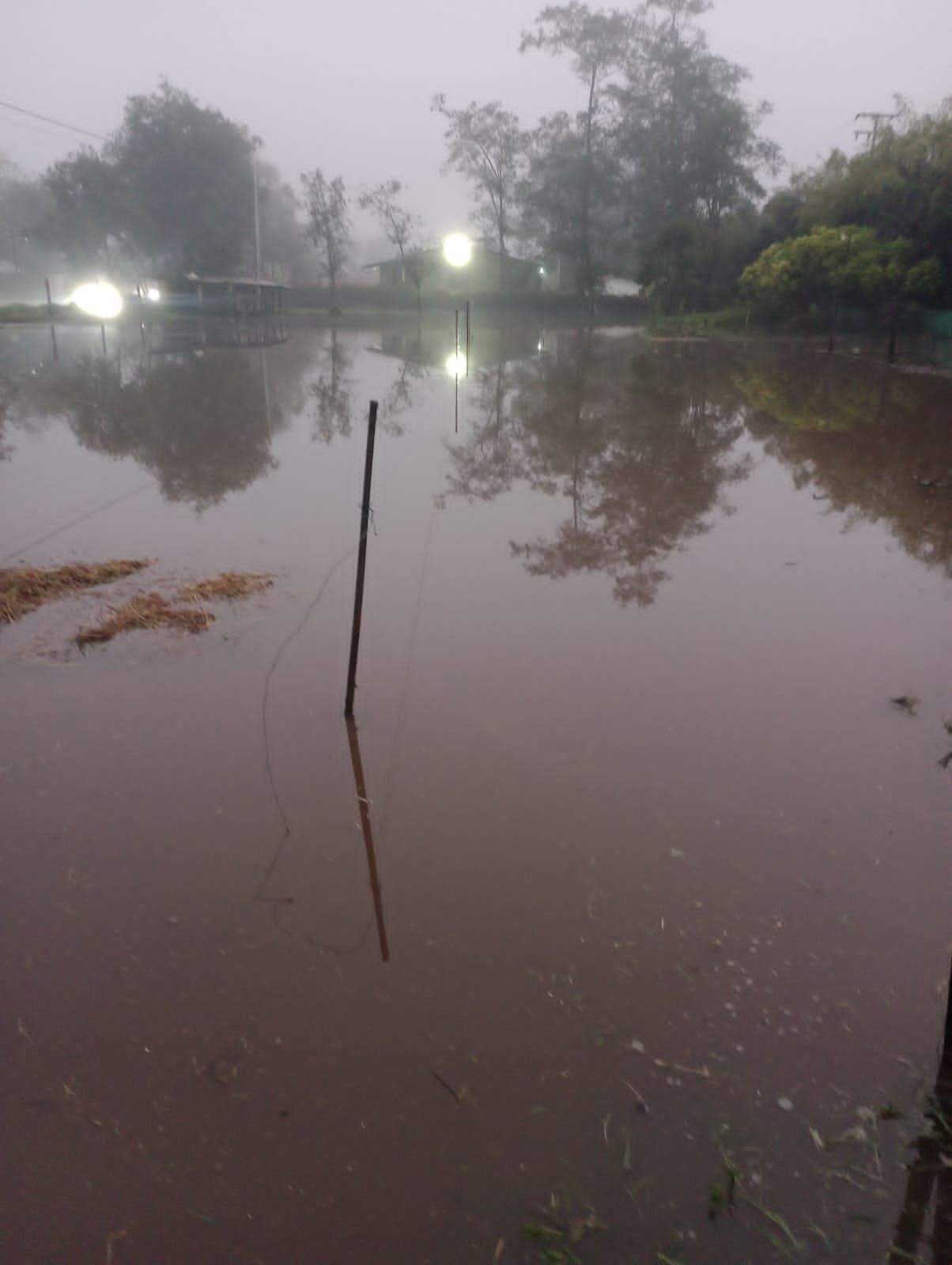 Facatativá también reportó inundaciones por las lluvias de este 17 de marzo de 2023.