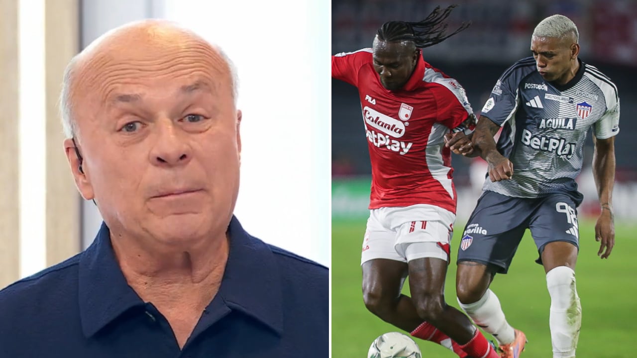 Carlos Antonio Vélez analizó la final de la Superliga de Santa Fe vs. Junior.