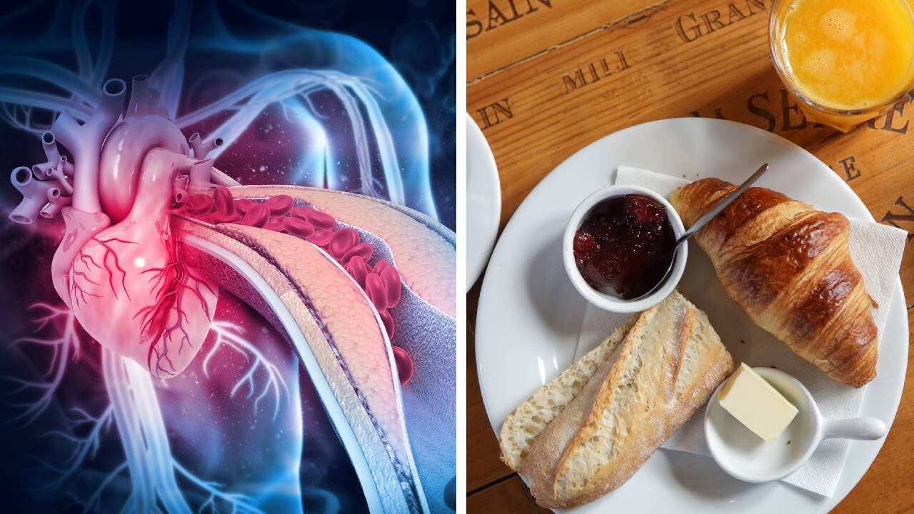 Expertos aconsejan no saltarse el desayuno, pues este hábito puede aumentar los niveles de colesterol. Foto: Getty Images. Montaje SEMANA.
