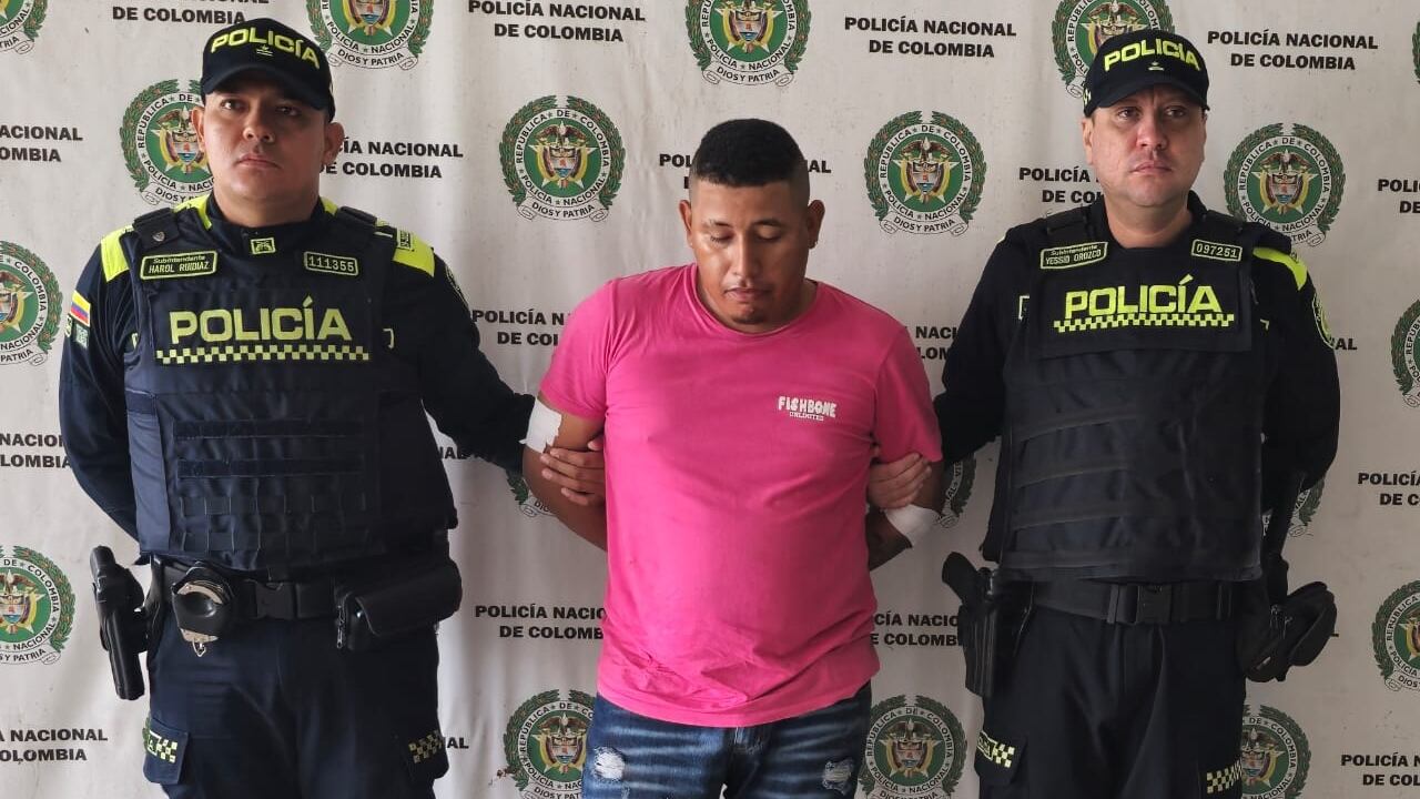 El sujeto fue capturado por la Policía minutos después del violento ataque.