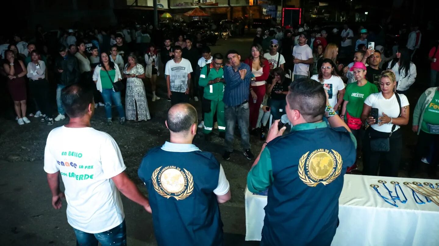 "Rodada por la paz" en Bello, Antioquia