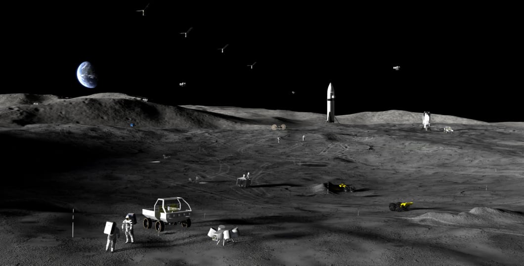 La NASA planea decenas de lanzamientos para probar tecnología capaz de sobrevivir en la Luna.