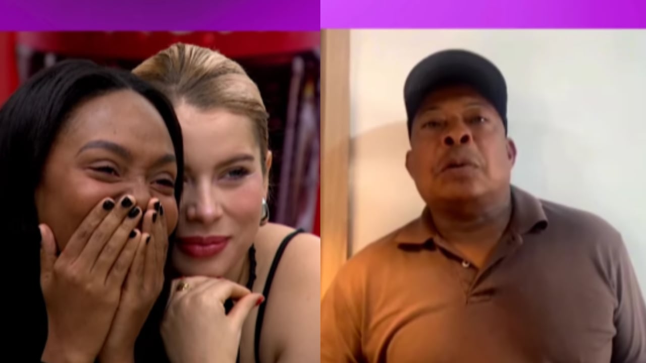 Karen Sevillano y su papá.