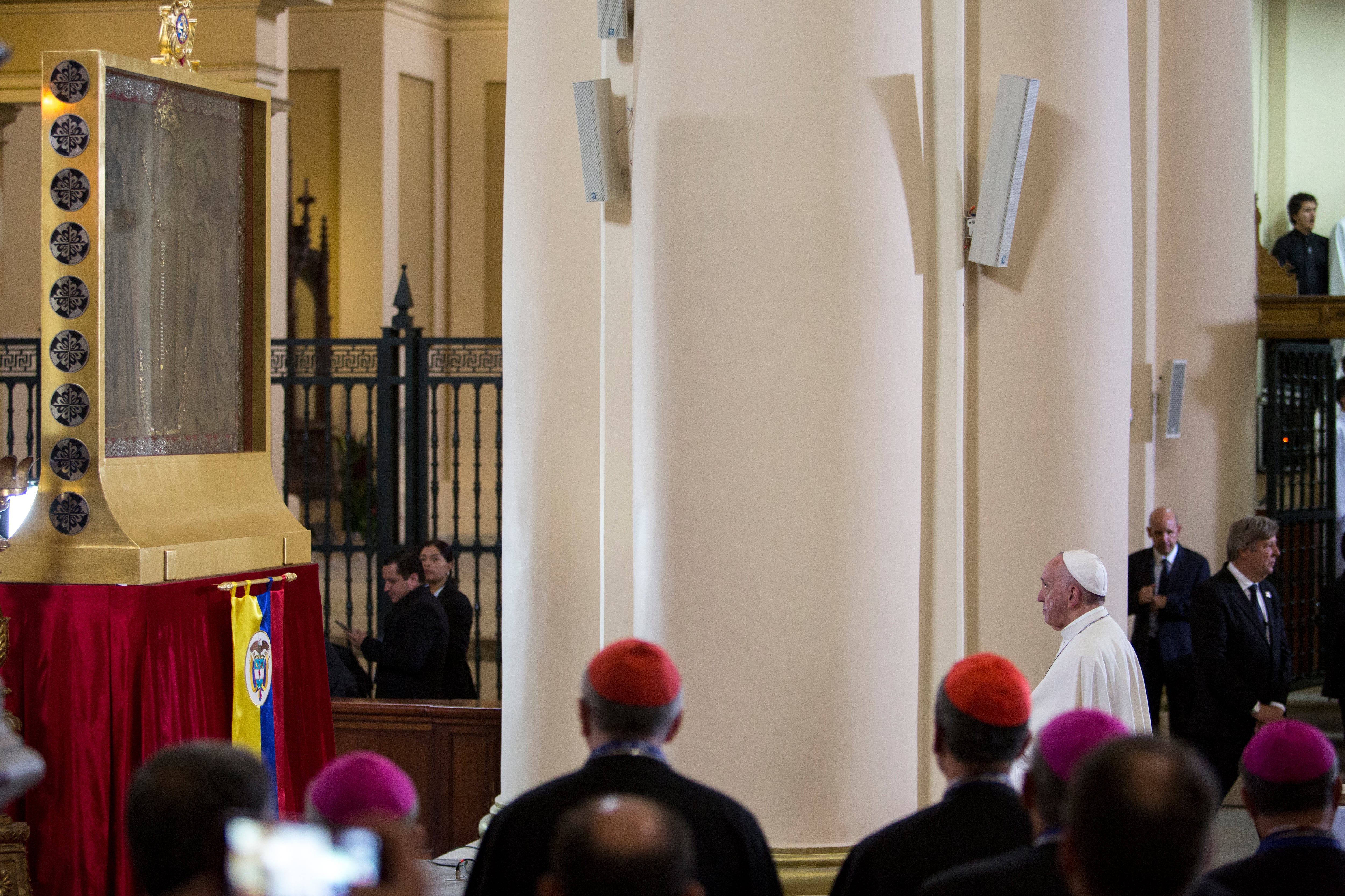 Virgen de Chiquinquira Papa Francisco