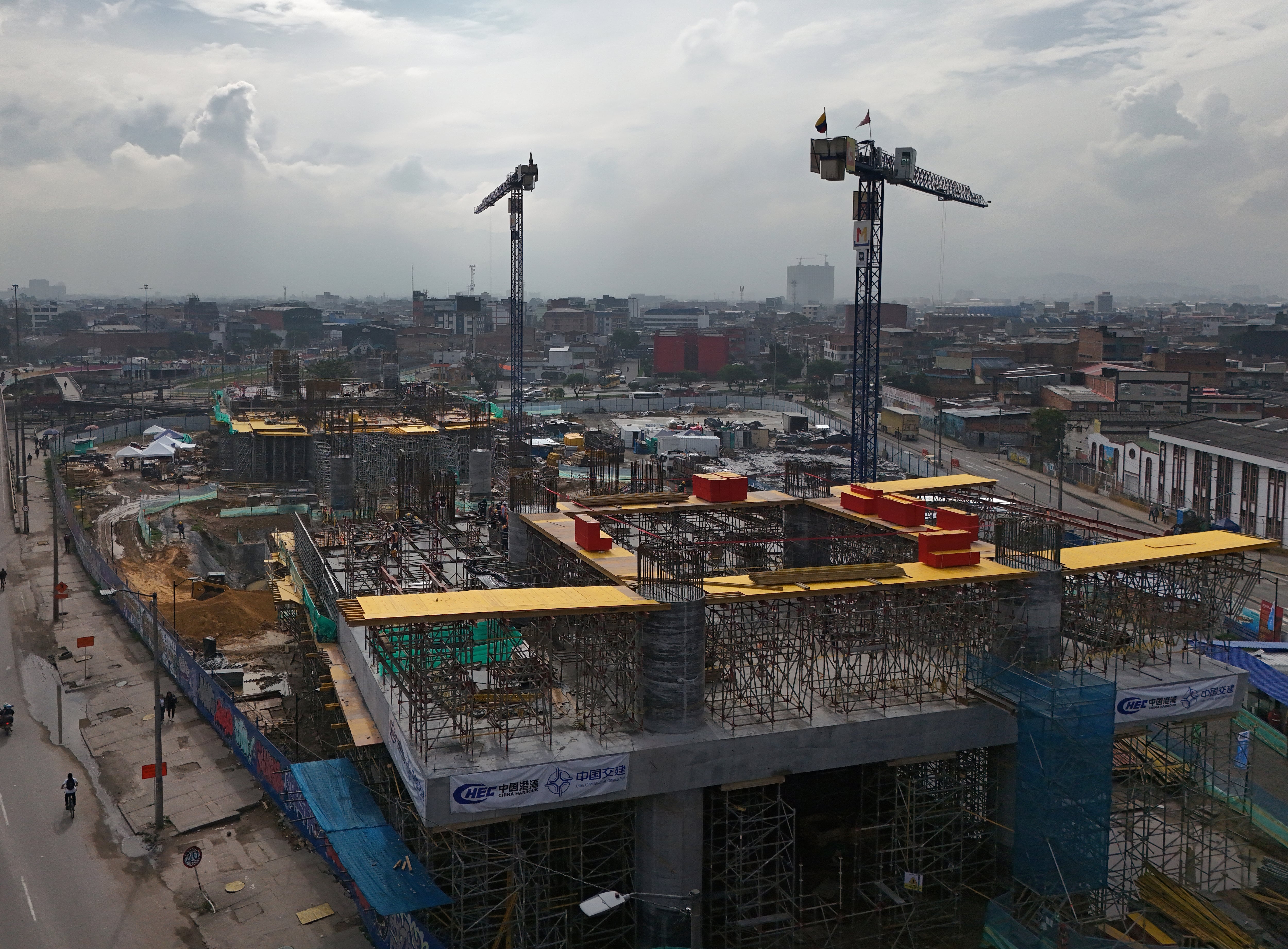 Obras primera Línea del Metro de Bogotá