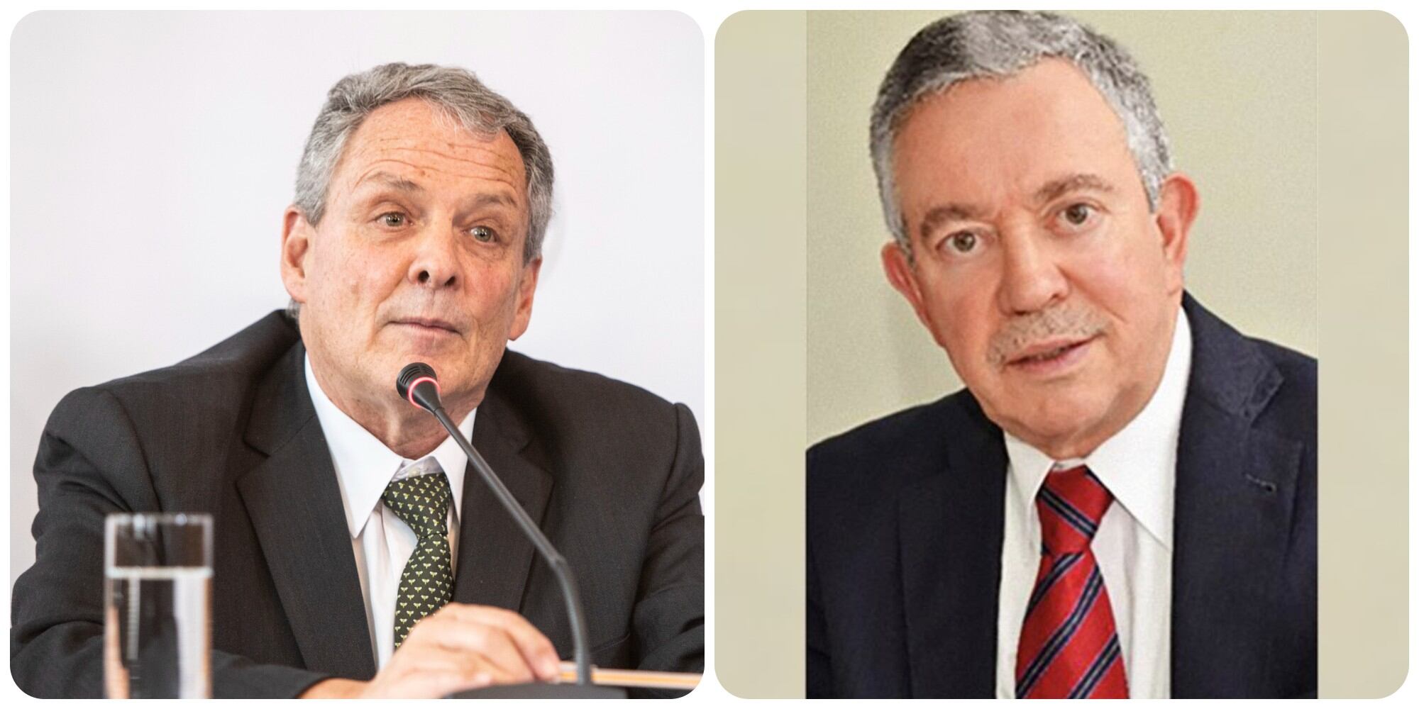 Juan José Echavarría y Luis Alberto Zuleta, integrantes de la junta de Ecopetrol que renunciaron.