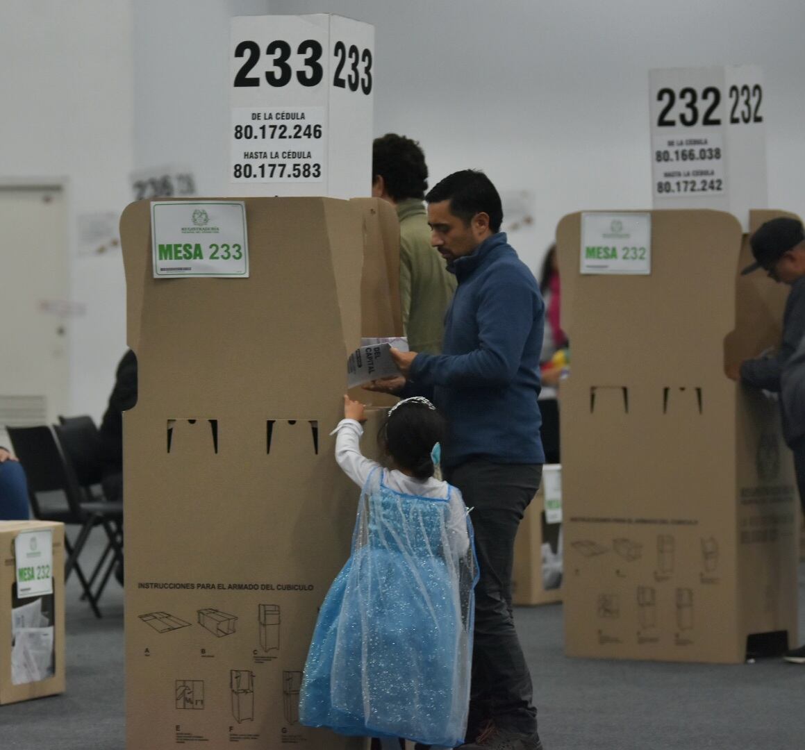 Votaciones, corferias, voto, mesas de votación