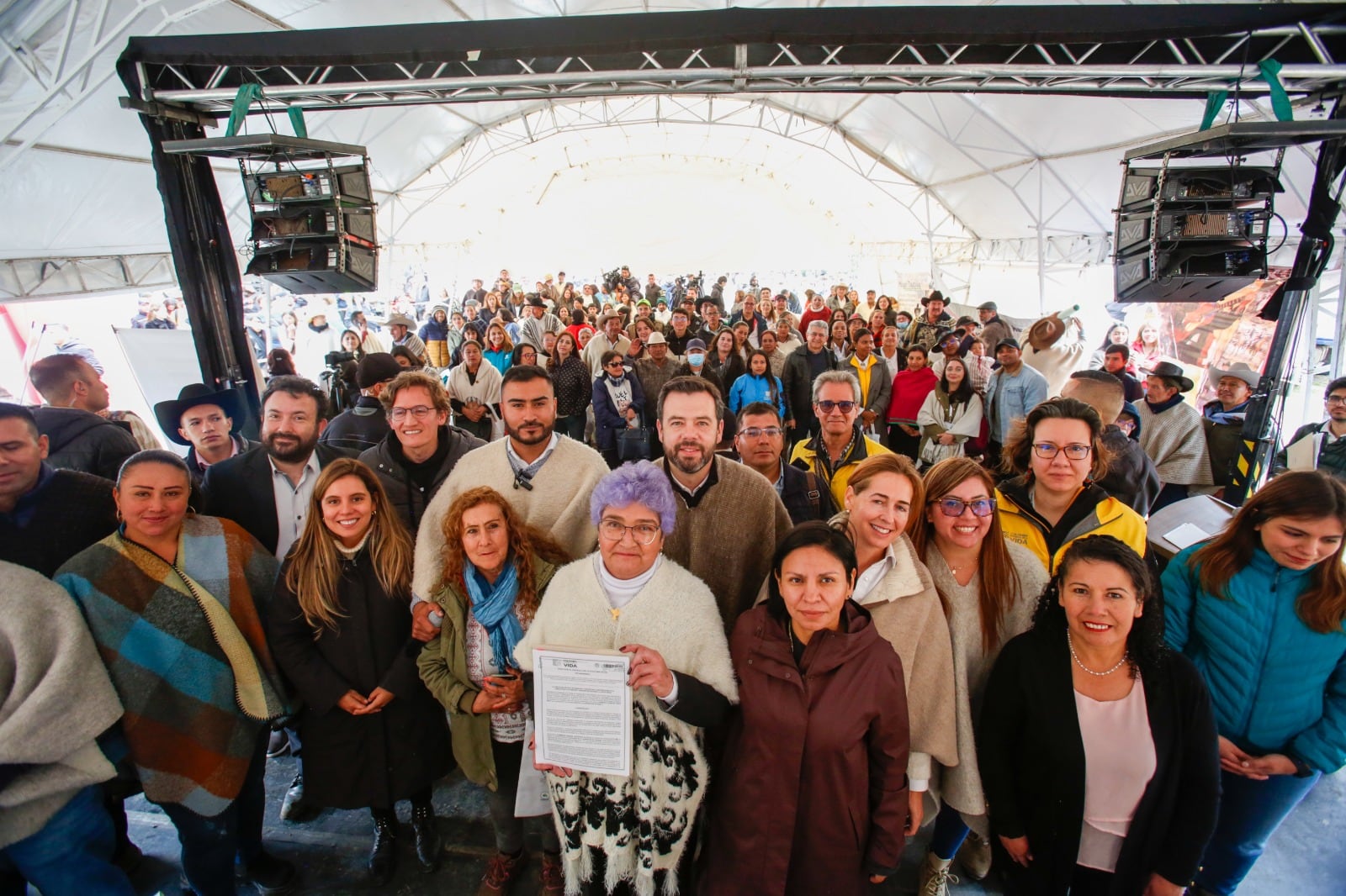 Reconocimiento de habitantes de Sumapaz como víctimas del conflicto armado.